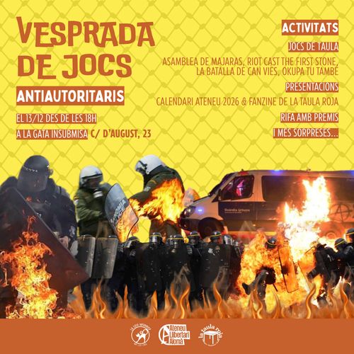 Vesprada de Jocs Antiautoritaris.